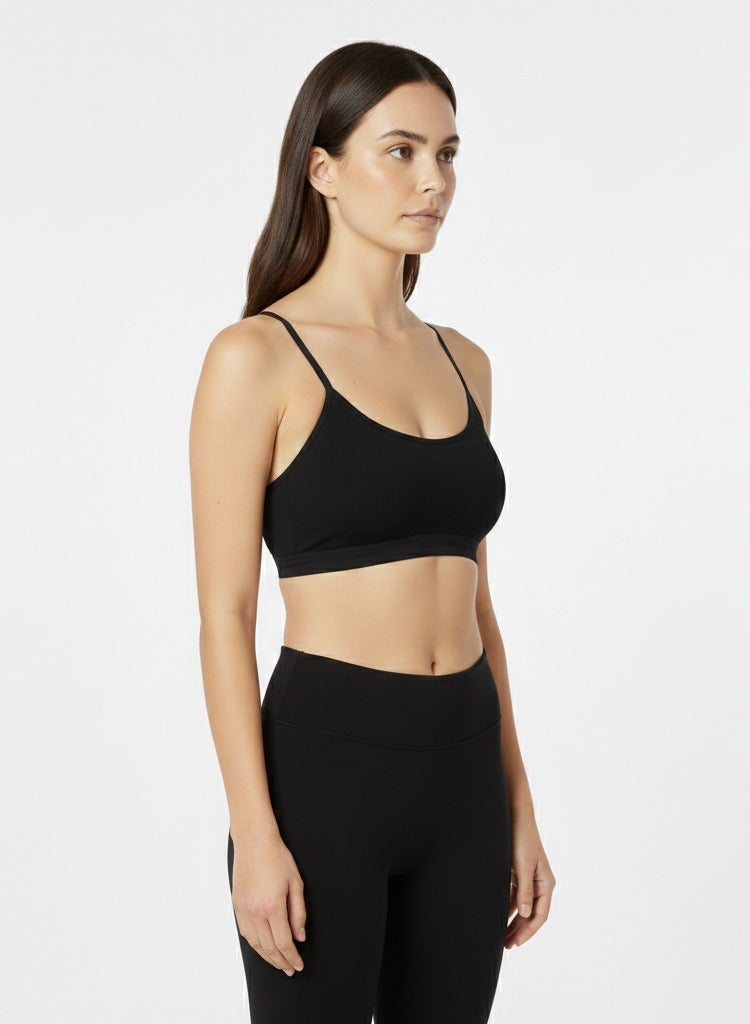 Comodo Women's Cotton Basic Soft Bra, Thin Strap Non Padded - Image 2